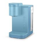 Compact Sky Blue Single Serve Coffee Maker