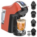 KOTLIE 5-in-1 Espresso Coffee Maker (Orange)