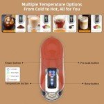 KOTLIE 5-in-1 Espresso Coffee Maker (Orange)