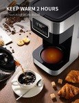 SHARDOR 10-Cup Programmable Coffee Maker - Silver