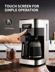 SHARDOR 10-Cup Programmable Coffee Maker - Silver