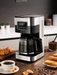 SHARDOR 10-Cup Programmable Coffee Maker - Silver