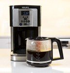 KRUPS 14-Cup Programmable Coffee Maker, Black & Silver