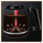 KRUPS 14-Cup Programmable Coffee Maker, Black & Silver