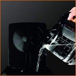 KRUPS 14-Cup Programmable Coffee Maker, Black & Silver