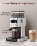 MOKKOM Bluetooth Coffee Grinder with Scale & 31 Settings