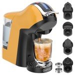 KOTLIE 5-in-1 Espresso Coffee Maker (Yellow)