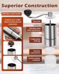 Rsoilch Manual Coffee Grinder with Adjustable Settings