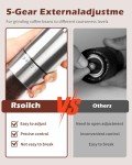 Rsoilch Manual Coffee Grinder with Adjustable Settings