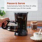 Elite Gourmet 4-Cup Automatic Drip Coffee Maker