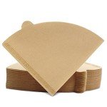 Unbleached Cone Coffee Filters Size 02, 100 Count