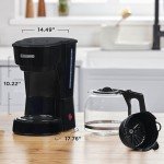 BLACK+DECKER 12-Cup Coffee Maker with Vortex Technology