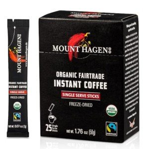 Mount Hagen Organic Instant Coffee Packets - 25 Count