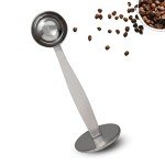 Stainless Steel 2-in-1 Coffee Scoop and Spoon