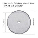 French Press Replacement Filters - 6 Pack, 4 Inch