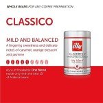 illy Classico Medium Roast Whole Bean Coffee, 8.8 Oz