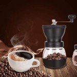 Manual Coffee Grinder with 2 Glass Storage Jars