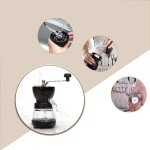 Manual Coffee Grinder with 2 Glass Storage Jars