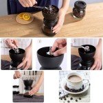 Manual Coffee Grinder with 2 Glass Storage Jars