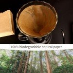 Unbleached Cone Coffee Filters, Size 02, 200 Count