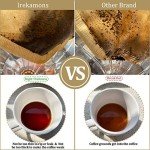 Irekamons Unbleached Coffee Filters - 100 Count