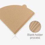 Unbleached Cone Coffee Filters, Size 02, 200 Count