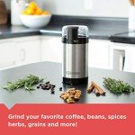 Black+Decker Stainless Steel Coffee Grinder, 2/3 Cups