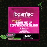 Beaniac Organic Medium Roast Coffee Pods, 30 Count