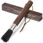 Coffee Grinder Cleaning Brush with Boar Bristles