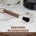 Coffee Grinder Cleaning Brush with Boar Bristles