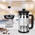 RAINBEAN 12oz Mini French Coffee Press