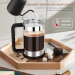 RAINBEAN 12oz Mini French Coffee Press