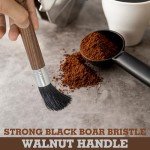 Coffee Grinder Cleaning Brush with Boar Bristles