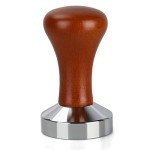 Classic Inox Coffee Tamper with Solid Wood Handle