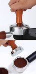 Classic Inox Coffee Tamper with Solid Wood Handle