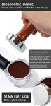 Classic Inox Coffee Tamper with Solid Wood Handle