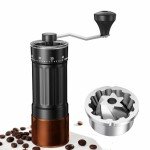 Portable Mini Manual Coffee Grinder with 40 Settings