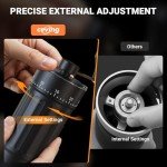 Portable Manual Coffee Grinder with 40 Settings