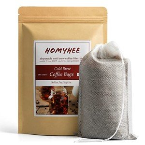 No Mess Cold Brew Coffee Filter Bags – 100 Pack