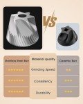 Portable Mini Manual Coffee Grinder with 40 Settings