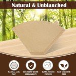 100 Count #4 Natural Cone Coffee Filters