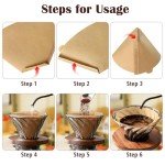 100 Count #4 Natural Cone Coffee Filters
