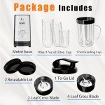 Portable Blender Combo for Smoothies and Coffee
