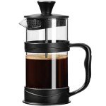 French Press Coffee Maker - 12 OZ, Bamboo Handle