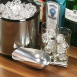 Ice Cube Endurance Cast Aluminum Kitchen Scoop Set