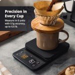 Greater Goods Digital Coffee Scale with Timer