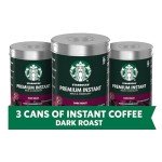 Starbucks Dark Roast Instant Coffee, 3-Pack