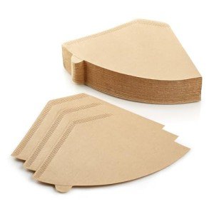 100 Unbleached Paper Coffee Filters #4 for Drip Brew
