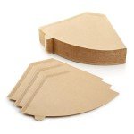 100 Unbleached Paper Coffee Filters #4 for Drip Brew