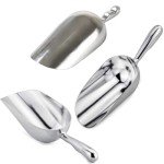 Ice Cube Endurance Cast Aluminum Kitchen Scoop Set